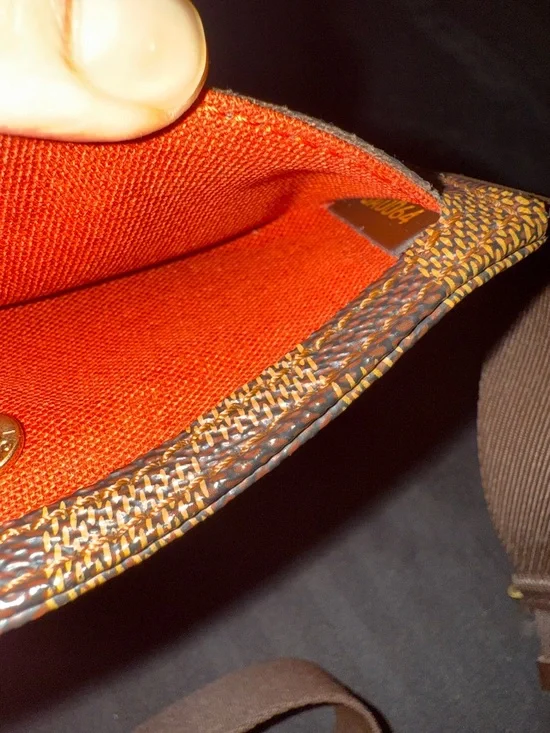 Louis Vuitton Damier Ebene Brown Crossbody Bag / Geronimos bum bag - Picture 2 of 7